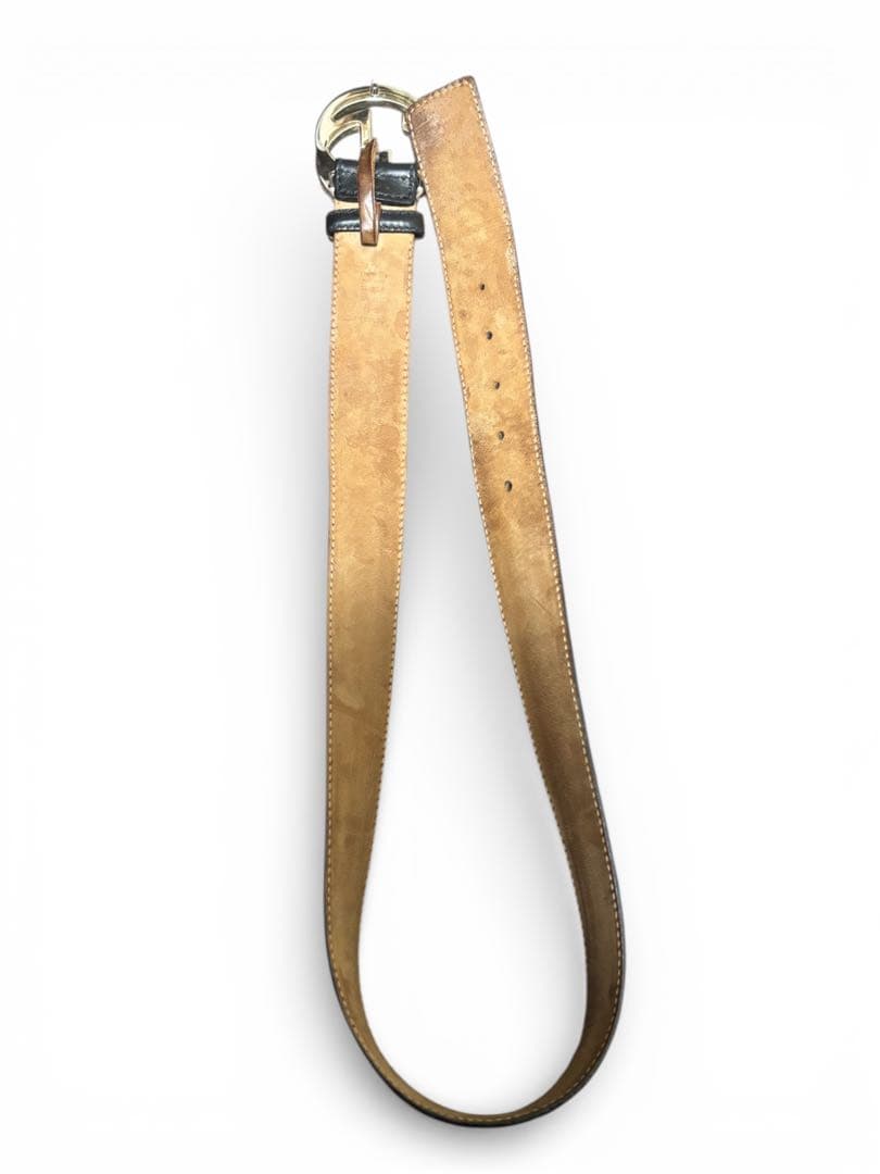 美品‼️GUCCI ベルト 114984 メンズ ブラックレザー 85/34