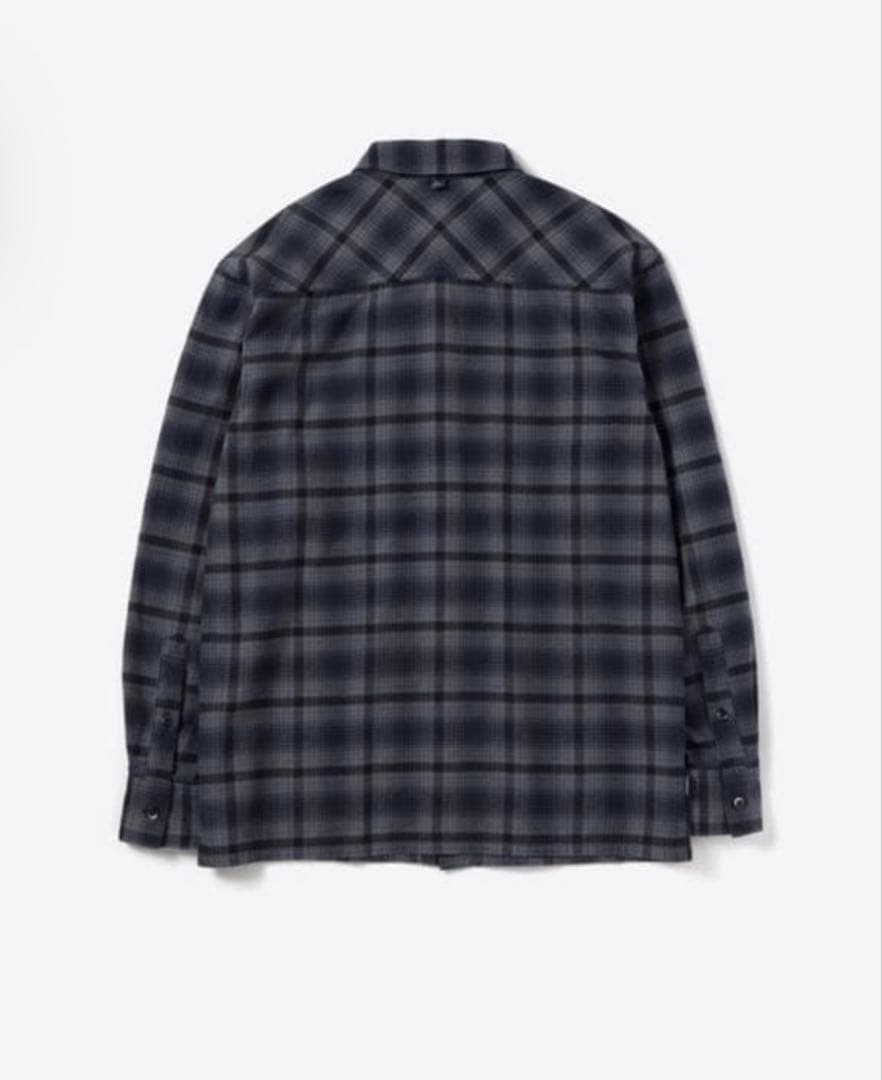 NEIGHBORHOOD ネルシャツ　グレー　L