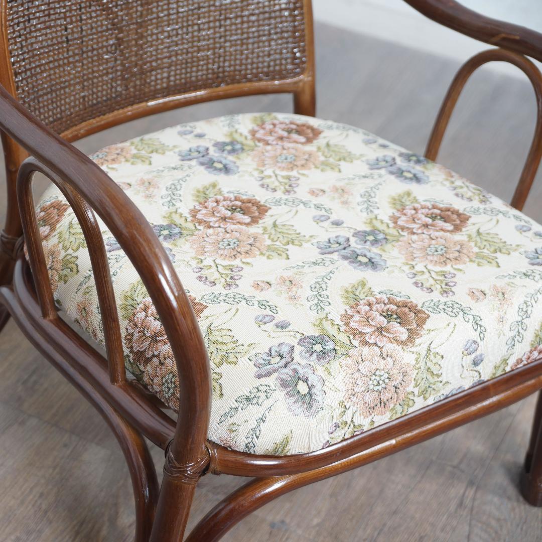 新品　未使用　アジアンテイスト　籐座椅子