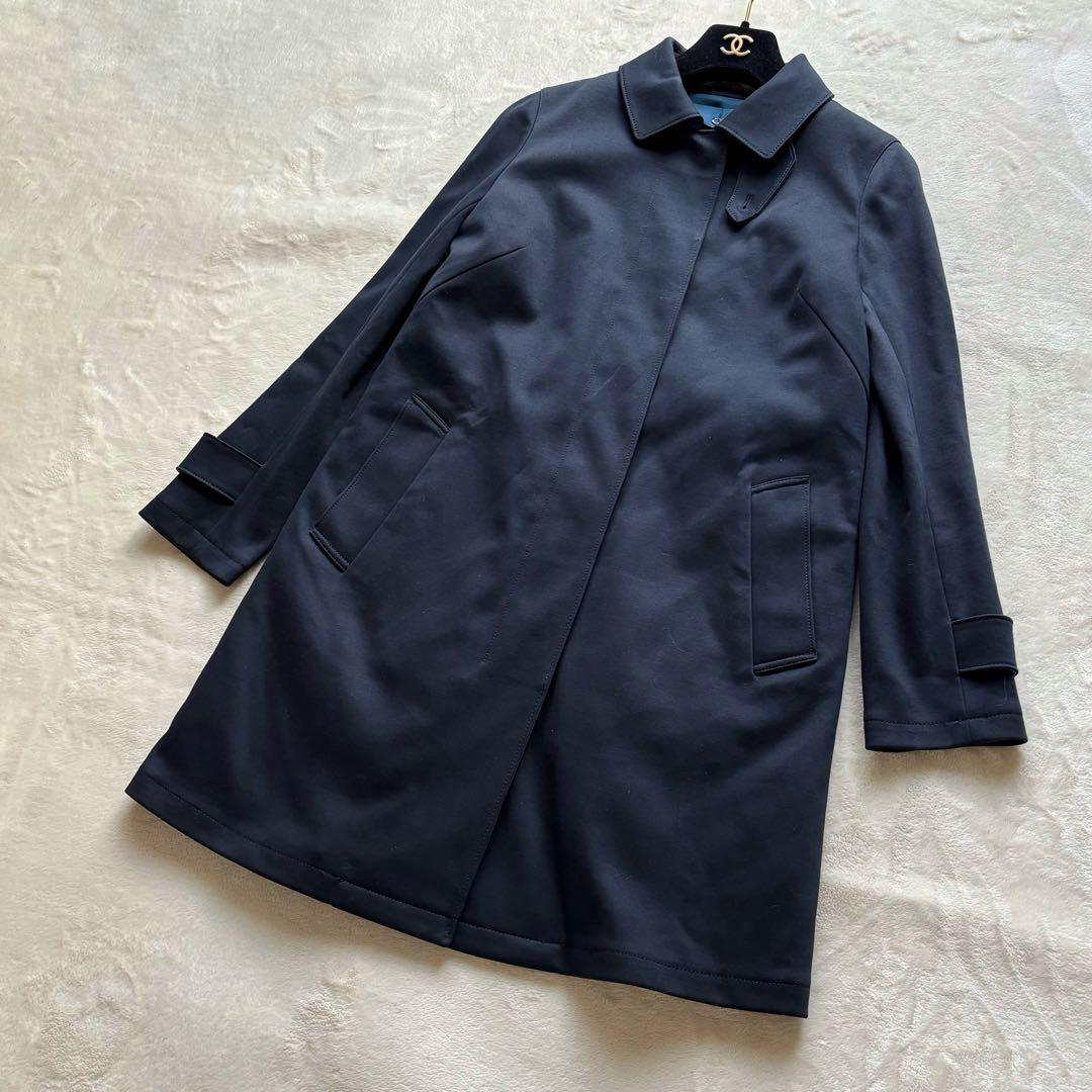 極美品✨ポールスチュアート 中綿ライナー付きステンカラーコート トレンチ M 紺