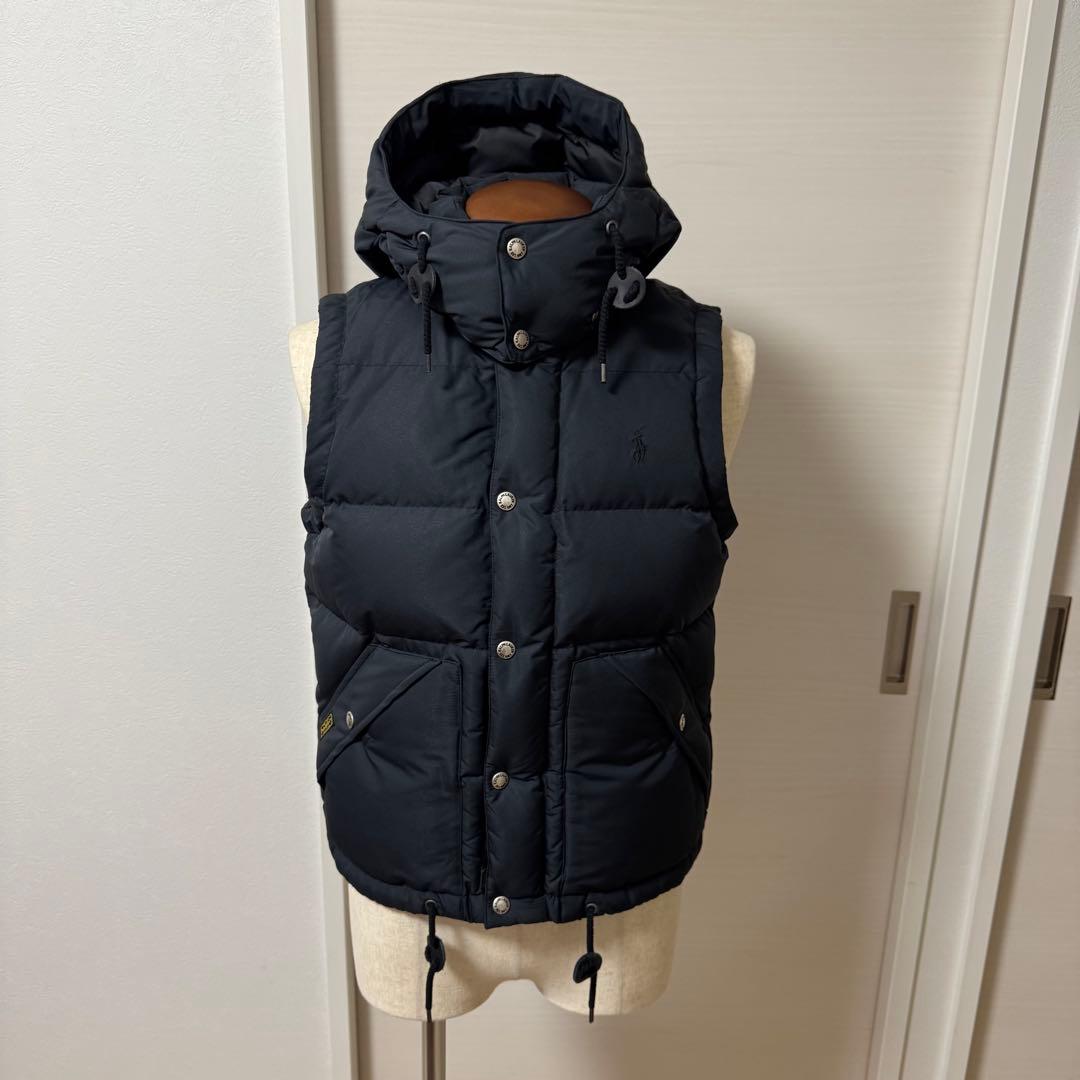 【レディース】【新品】サイズM ポロ　ラルフローレン ダウンベスト　ブラック