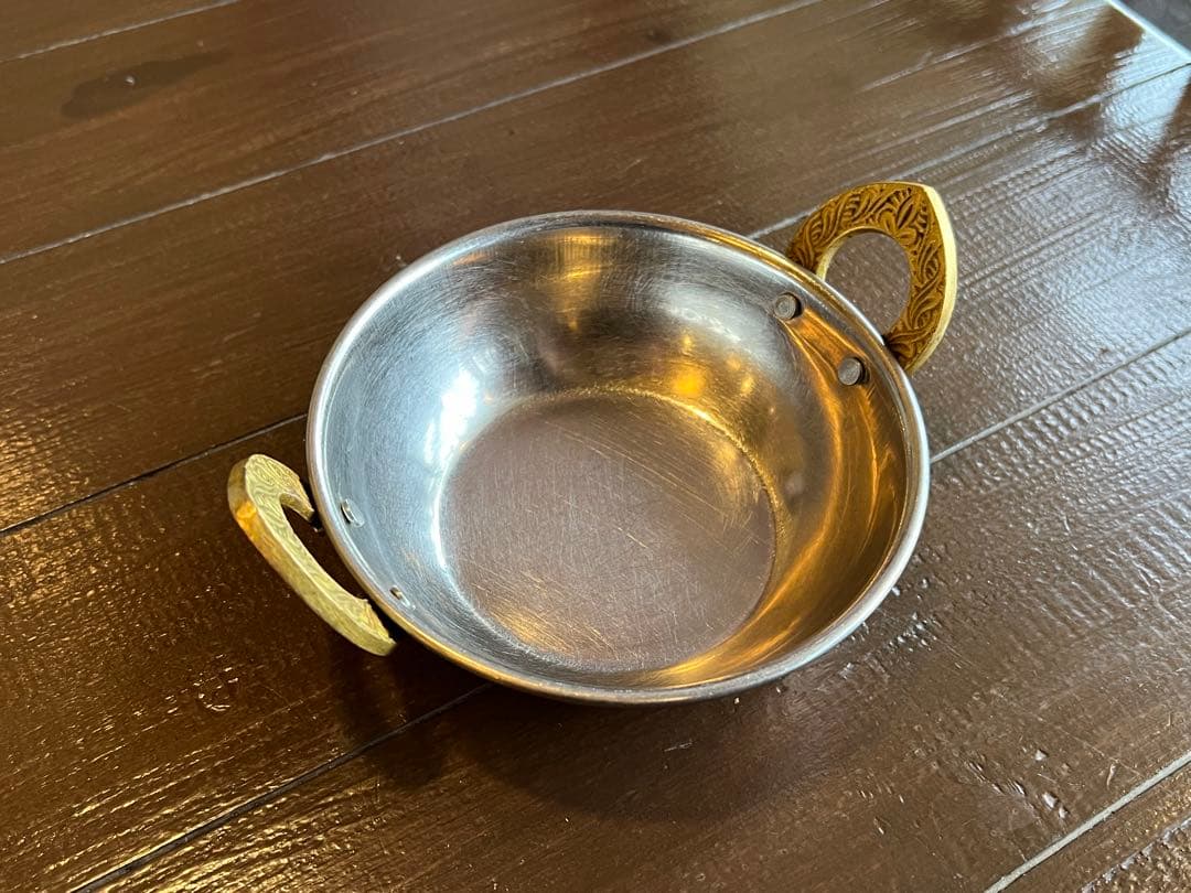 金属製デザート皿 ハンドル付