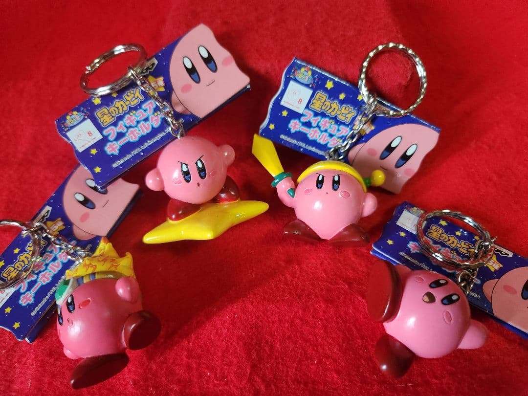 星のカービィ　フィギュア　キーホルダー　５種　ソード　ストーンなど