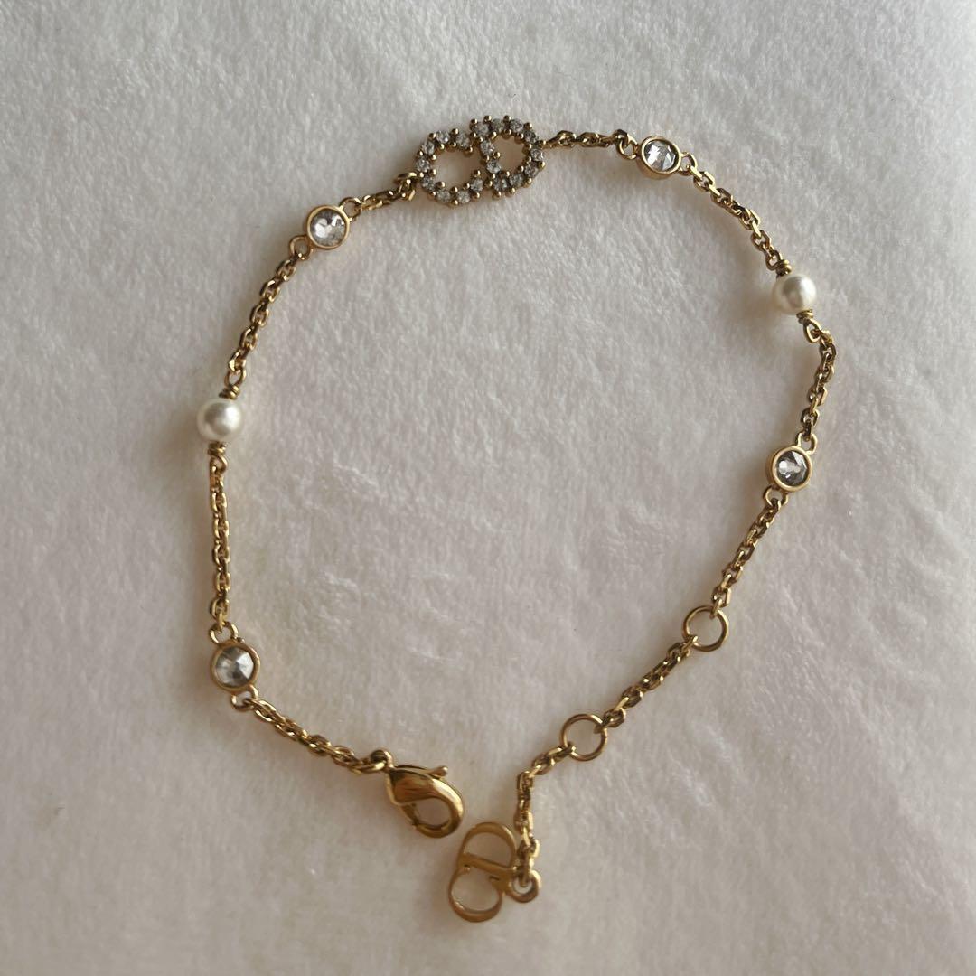 Dior Clair D Lune ブレスレット ディオール ゴールド パール