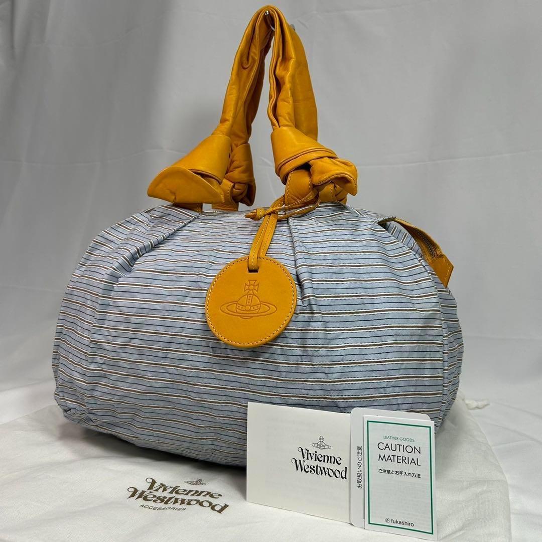 【極美品】ヴィヴィアンウエストウッド ヤスミン ハンドバッグ オーブ チャーム