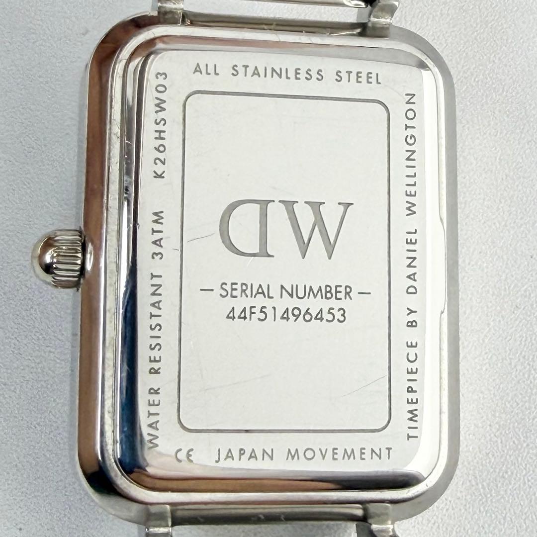 【新品電池】 美品 ダニエルウェリントン クアドロ DW00100438