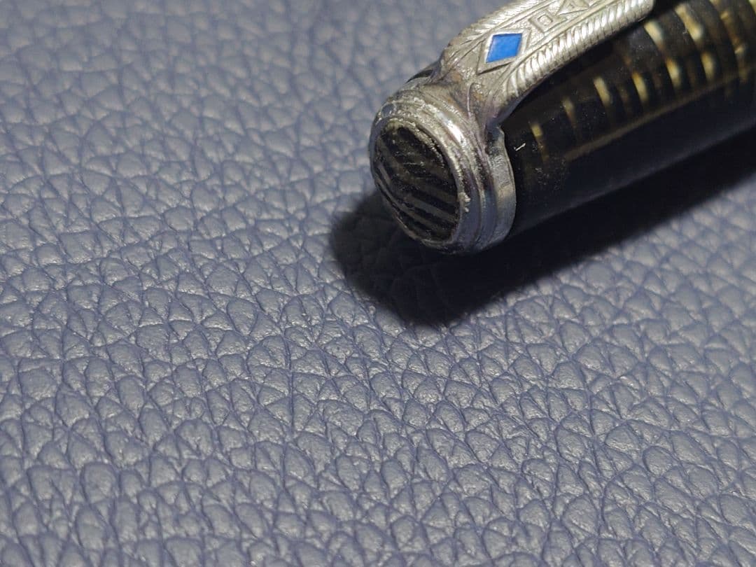 【ヴィンテージ万年筆】パーカー　バギュマチック　ブルーダイヤ