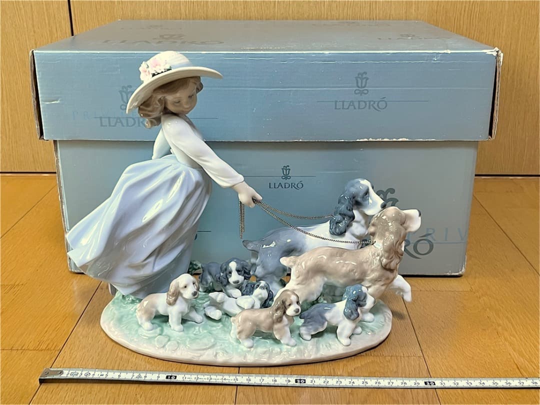 リヤドロ [仔犬たちの行進] 無疵 共箱 LLADRO プリビレッジ