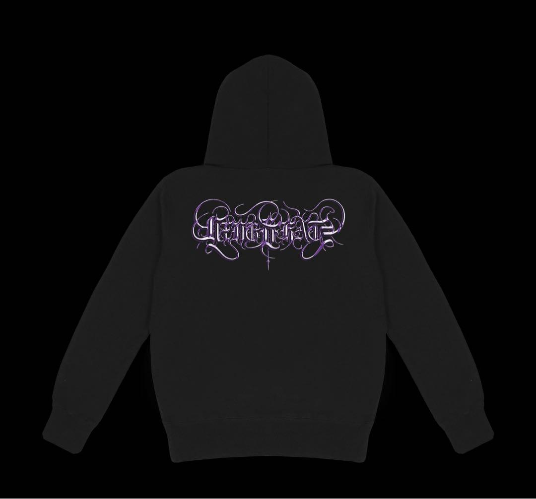 YXNGBRATZ パーカー Pxrge Trxxxper 着用