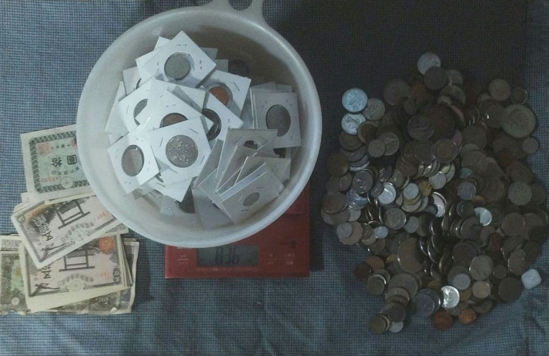 海外貨幣・旧硬貨・旧紙幣　約3.5キロ