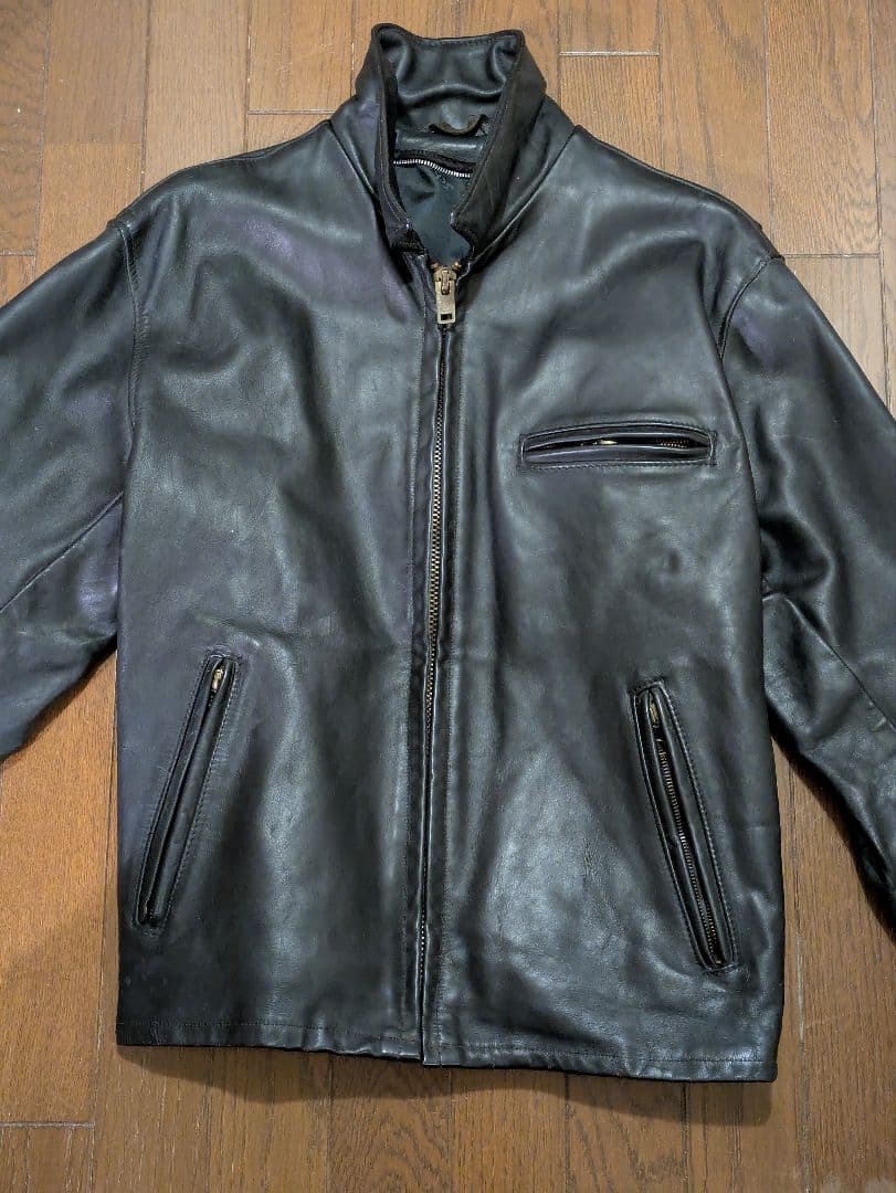 訳ありschott AT101 シングルレザージャケット+インナーボア