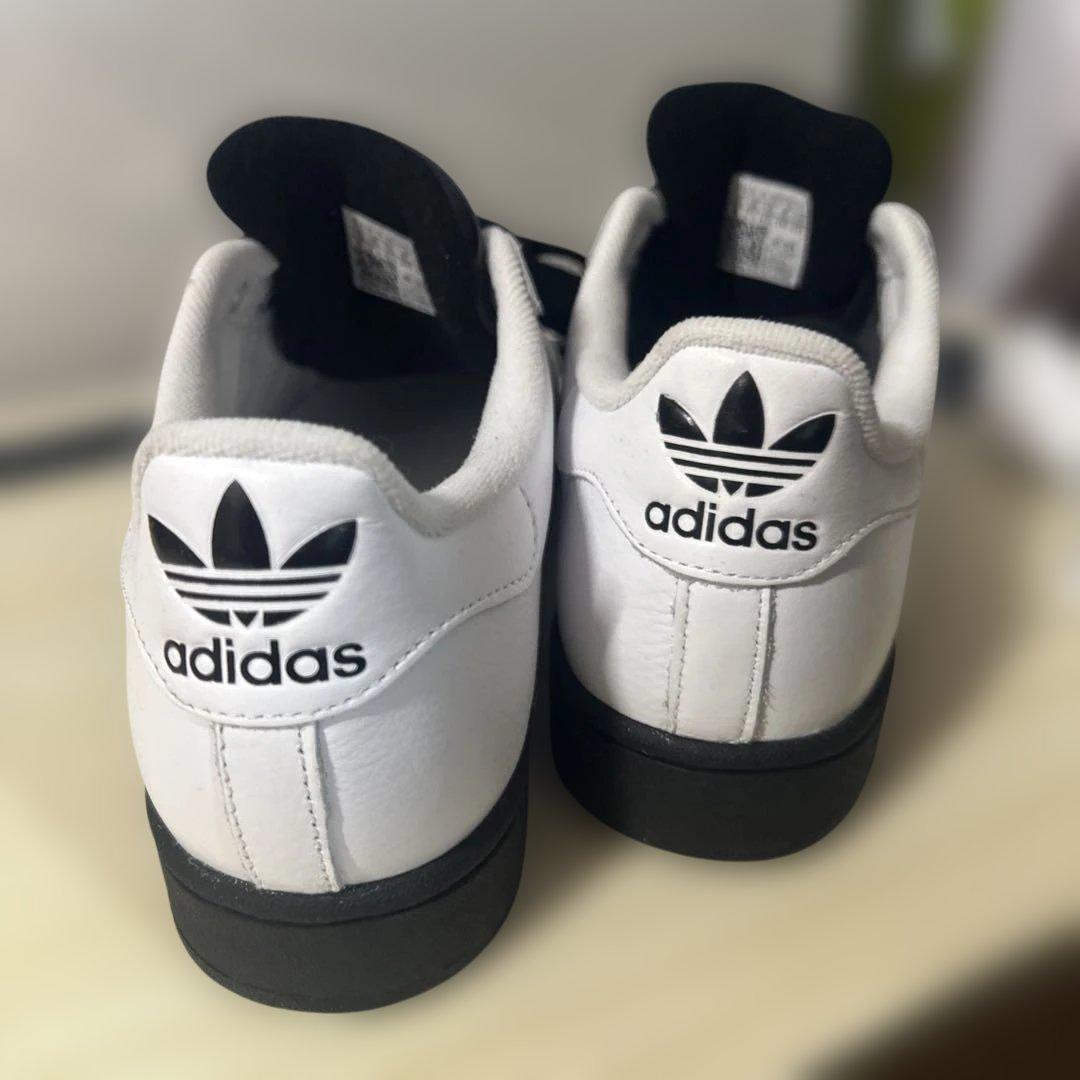 新品未使用 adidas アディダス スーパースターⅡ ホワイト×ブラック 白黒