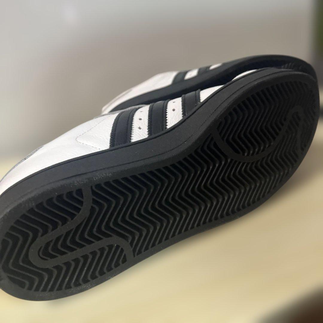 新品未使用 adidas アディダス スーパースターⅡ ホワイト×ブラック 白黒