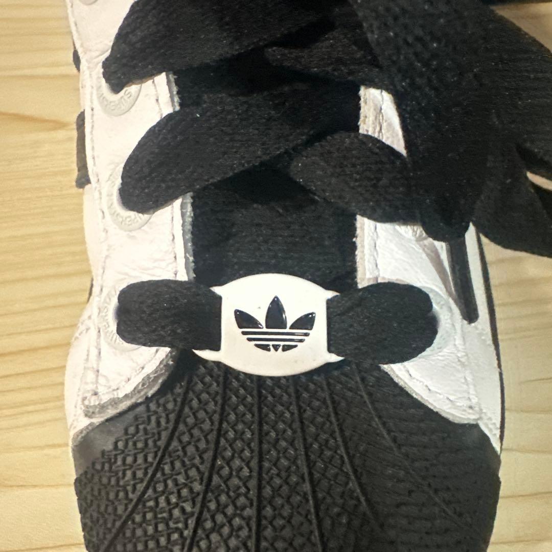 新品未使用 adidas アディダス スーパースターⅡ ホワイト×ブラック 白黒