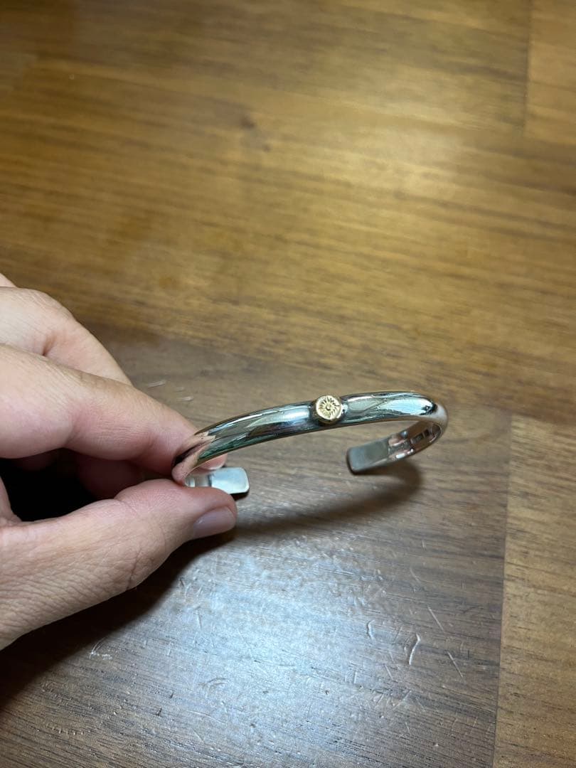 アリゾナフリーダム SV925 K18 甲丸バングル