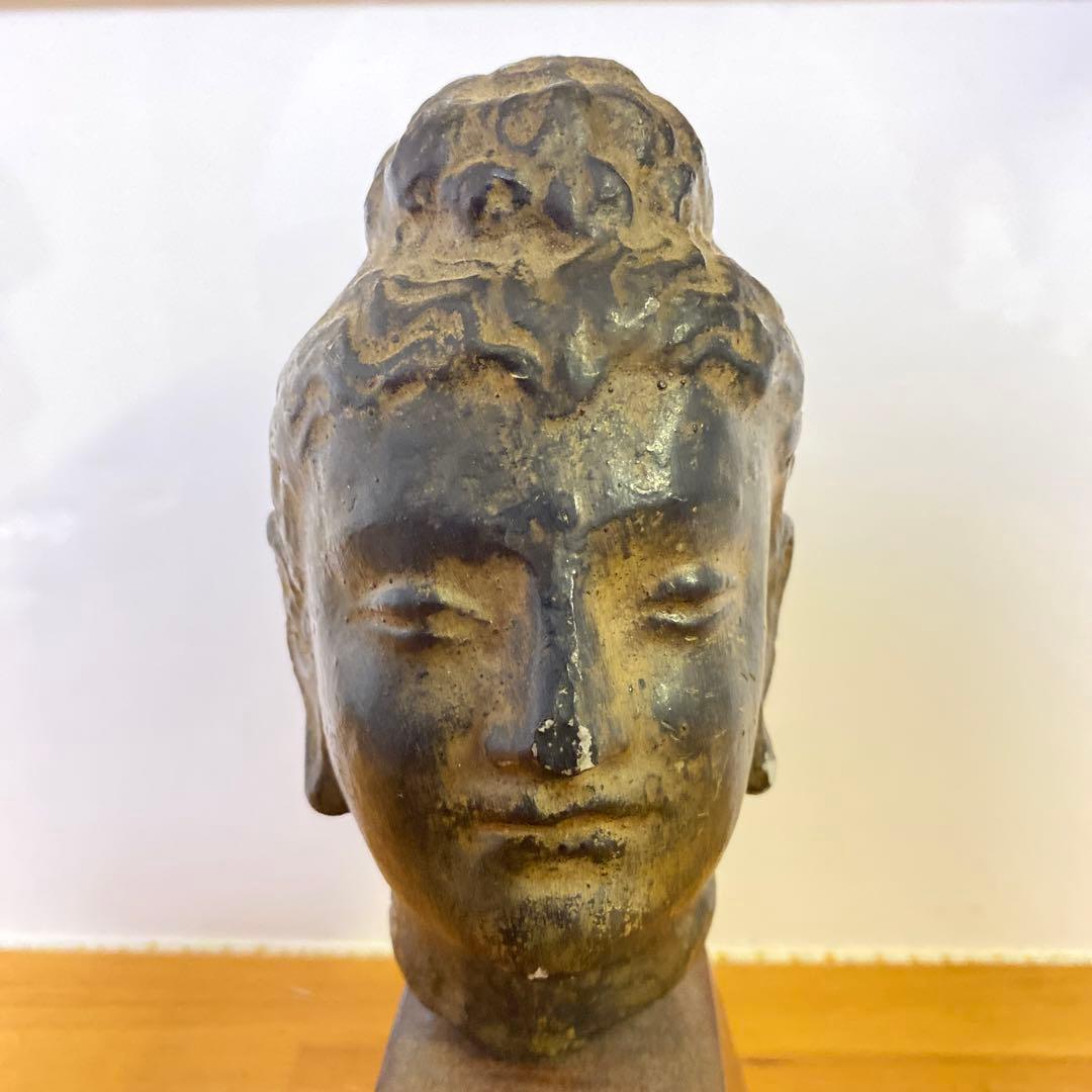 仏教美術 ガンダーラ 仏頭 樹脂製