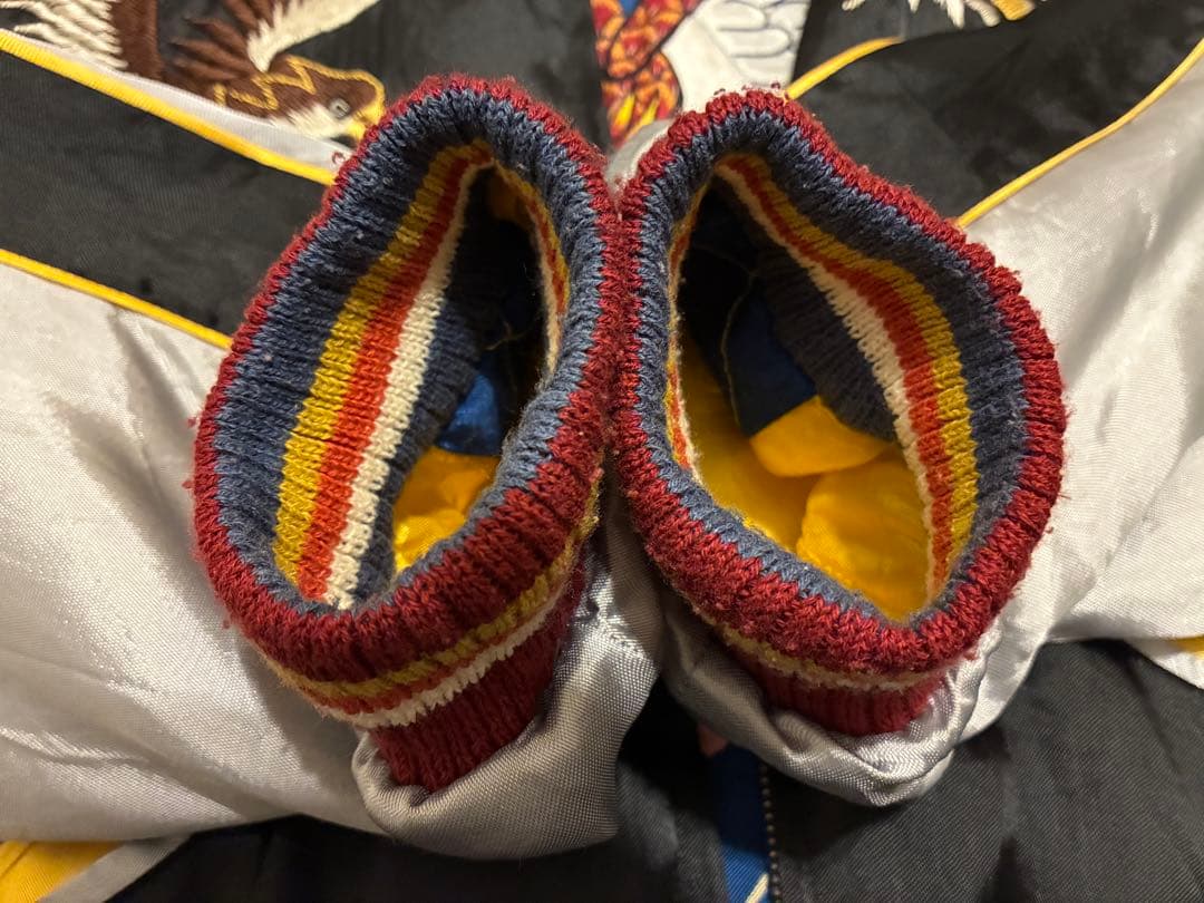 WAREHOUSE スカジャン　虎と鷲刺繍 ×プリント サイズ40