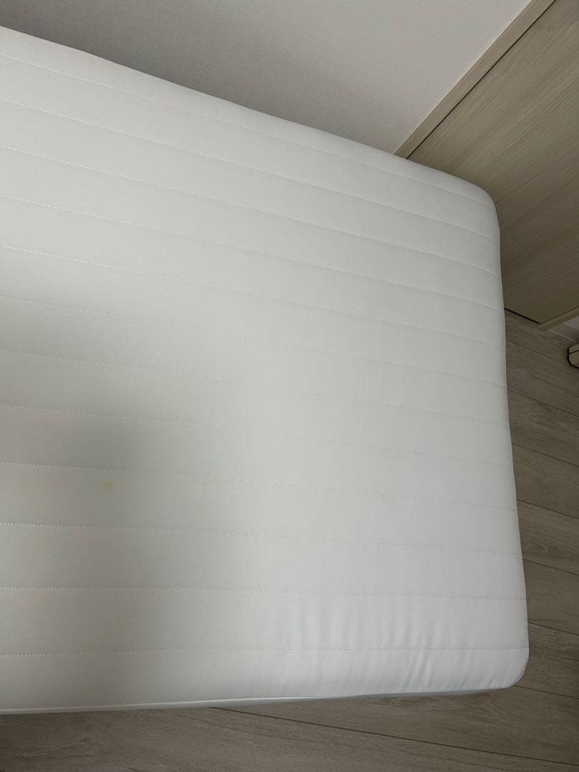 送料込　無印良品　脚付マットレス　ポケットコイル　（洗えるカバー）シングルベッド