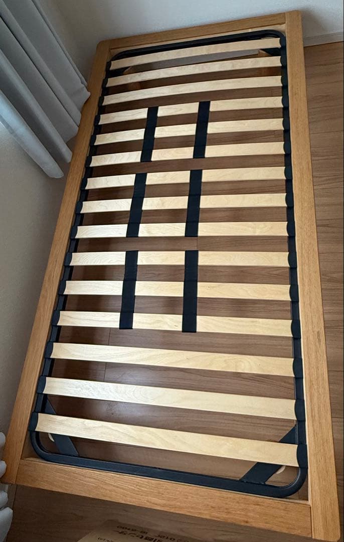 無印 シングル ベッドフレーム