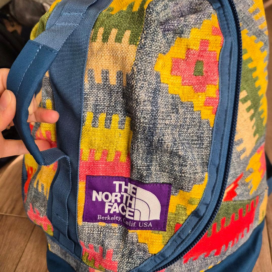THE NORTH FACE 幾何学模様　リュック　バックパックパープルレーベル