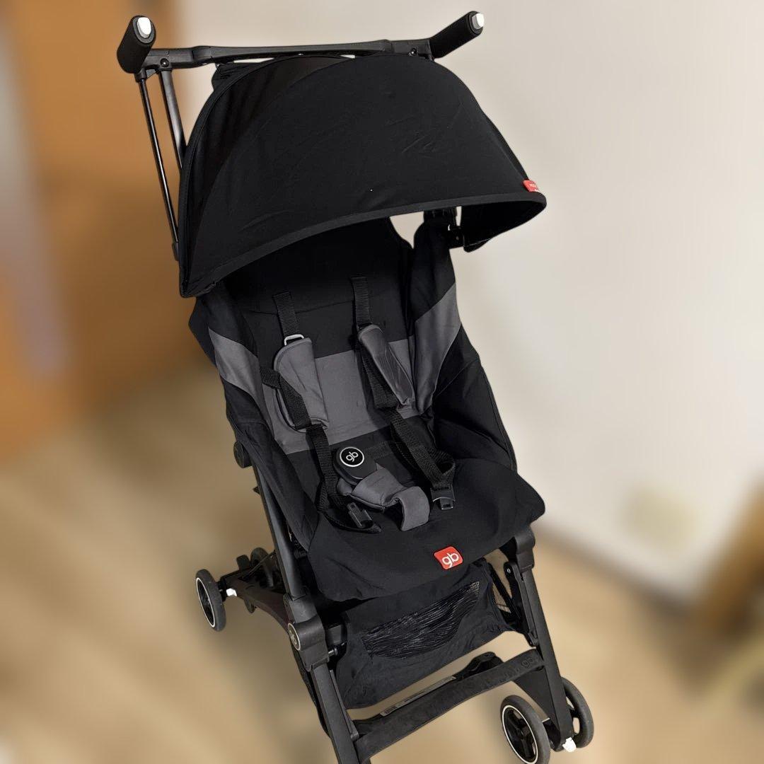 gb ブラック ベビーカー 折りたたみ式