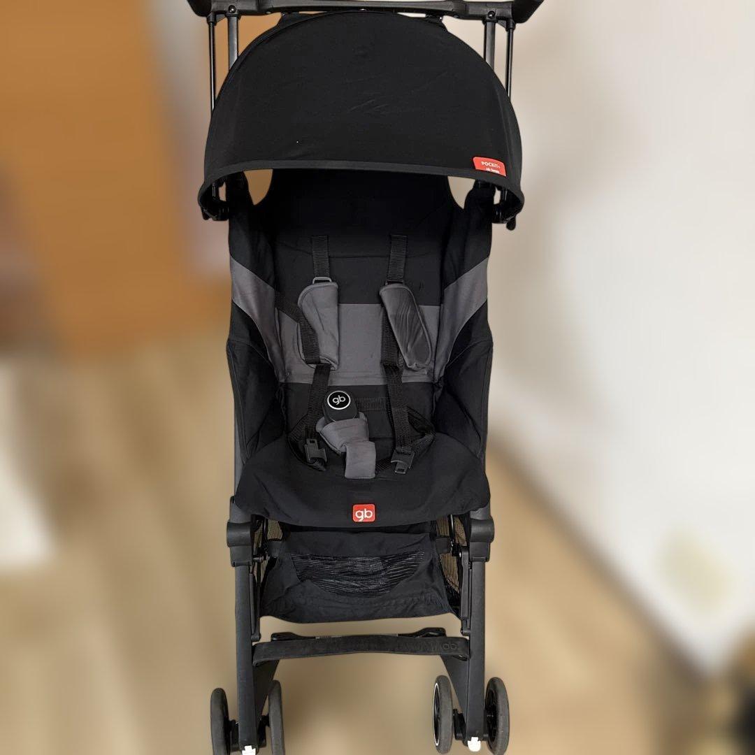 gb ブラック ベビーカー 折りたたみ式