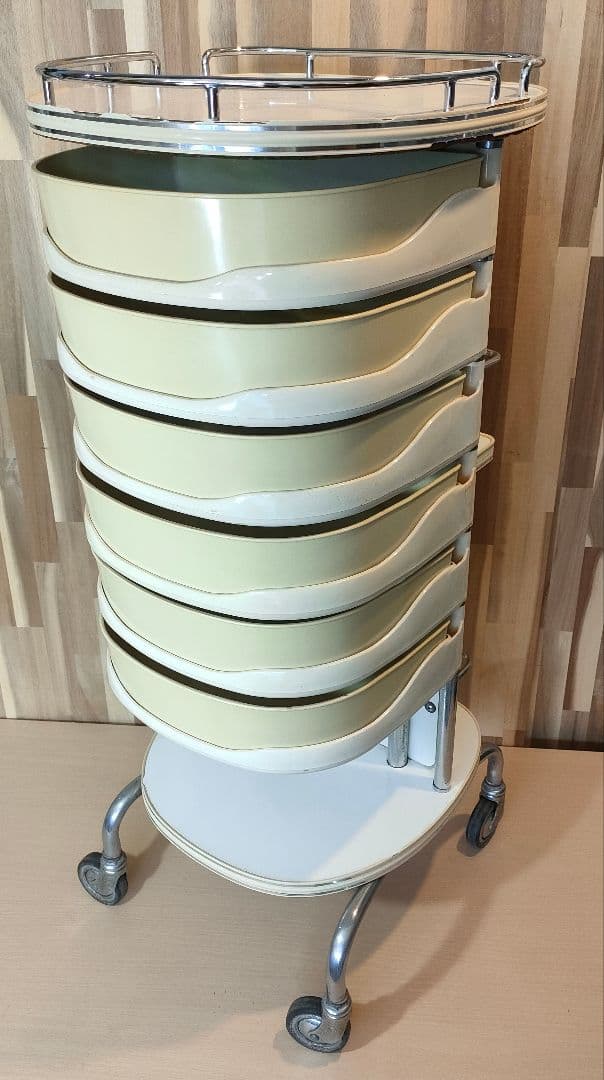 サロンワゴン マガジンラック レトロポップ