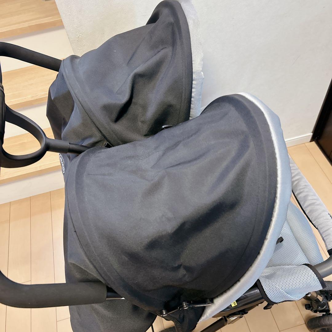 【美品】グレコ　 2人乗りベビーカー DuoSport　デュオスポーツ　双子