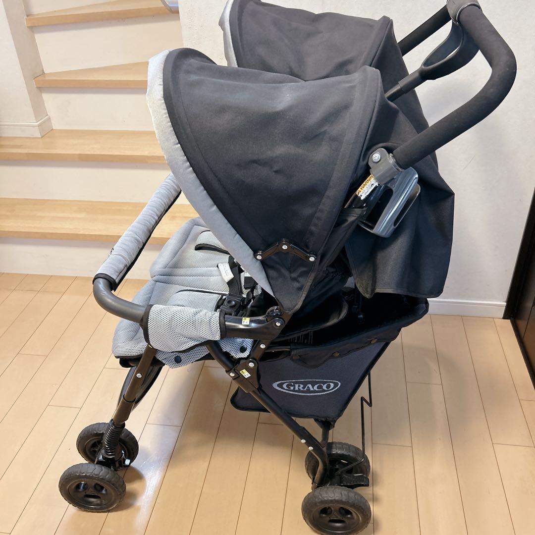 【美品】グレコ　 2人乗りベビーカー DuoSport　デュオスポーツ　双子