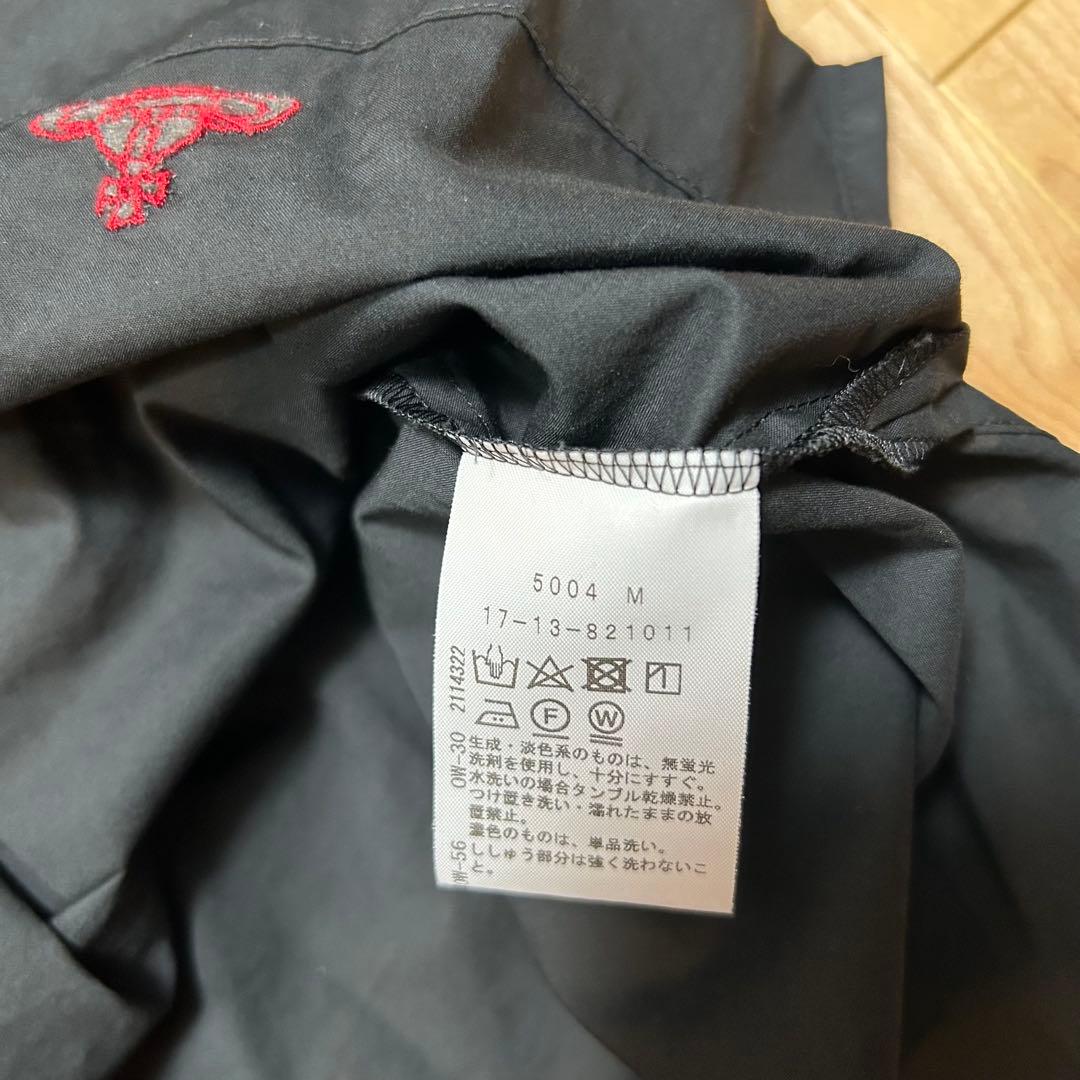 新品　ヴィヴィアン Vivienne　シャツ　刺繍ブラウス　黒