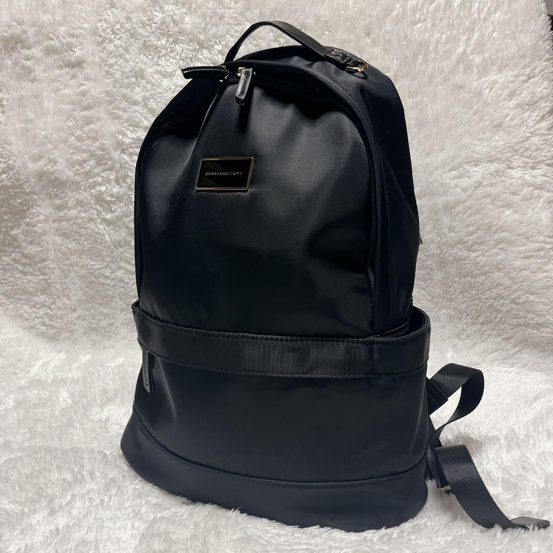 【極美品】BARNYARDSTORM 撥水キレイめ11ポケット　リュック　黒