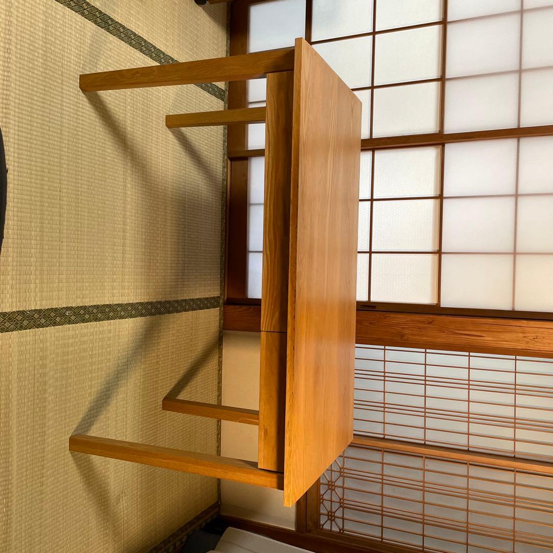 無印良品　オーク材無垢材デスク