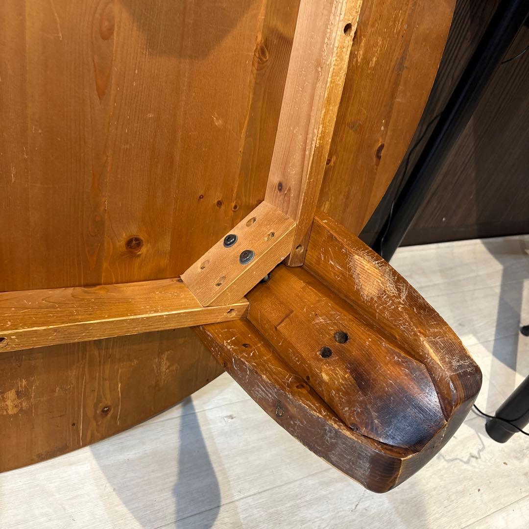 無垢材 コーヒーテーブル センターテーブル ちゃぶ台 サークル