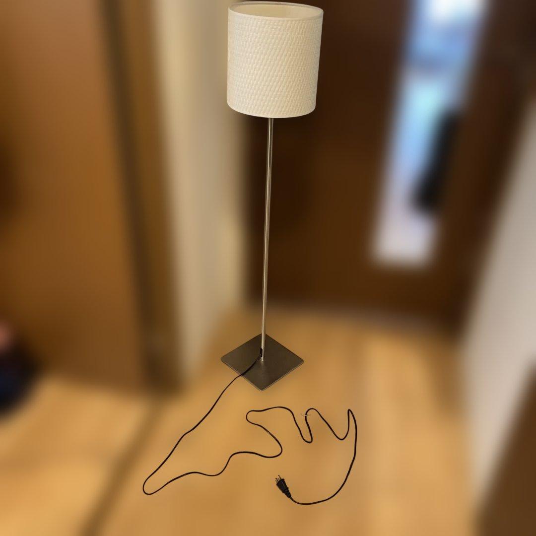 廃盤品 IKEA イケア ALANG アーレング フロアランプ ホワイト