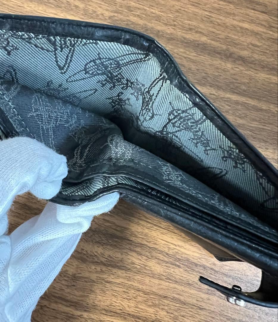 vivienne westwoodヴィヴィアンウエストウッド 二つ折り財布 黒