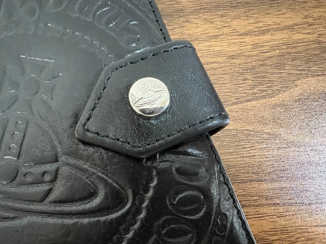 vivienne westwoodヴィヴィアンウエストウッド 二つ折り財布 黒