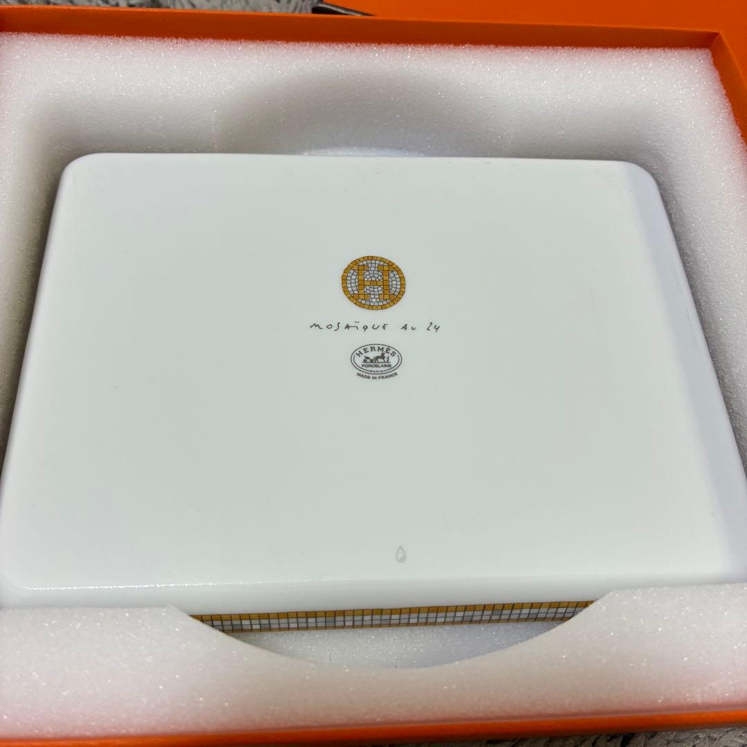 エルメス/HERMES モザイクゴールド プレート 皿 食器