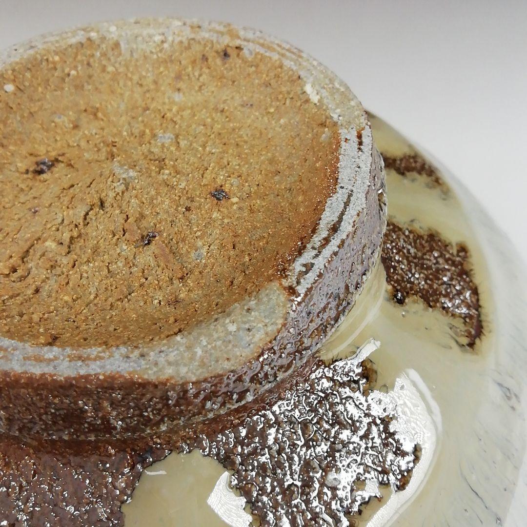 Ｔ４２０　茶碗　『唐津茶碗』『鏡山窯　井上東也 造』　共箱　抹茶碗　茶道具