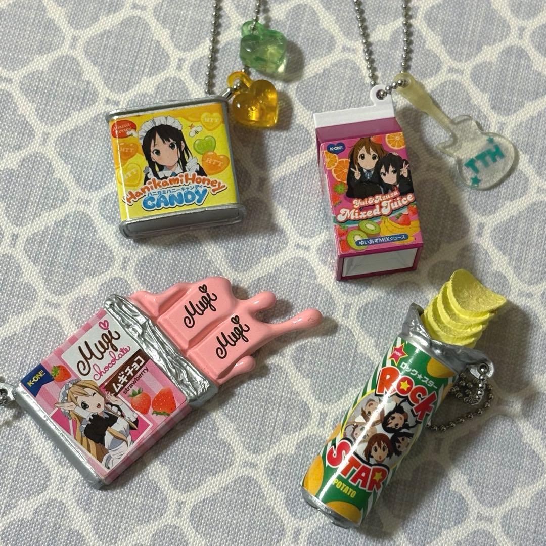 けいおん!! 放課後お菓子チャーム 4個セット