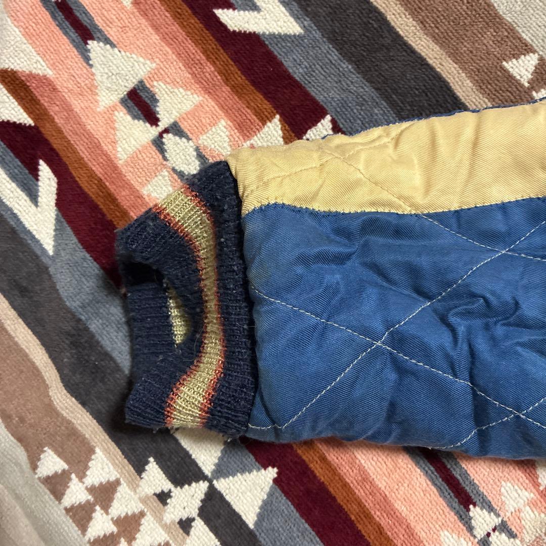 テーラー東洋TT11783別珍髑髏/虎刺繍 リバーシブルスカジャン/スーベニア