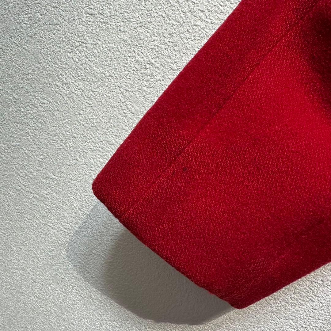 希少 バーバリー ブルーレーベル 上質 ウール デザイン チェスターコート 38