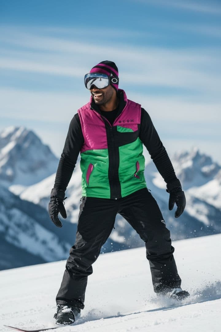 686 six eight six スノーボードウェア ベスト 好配色