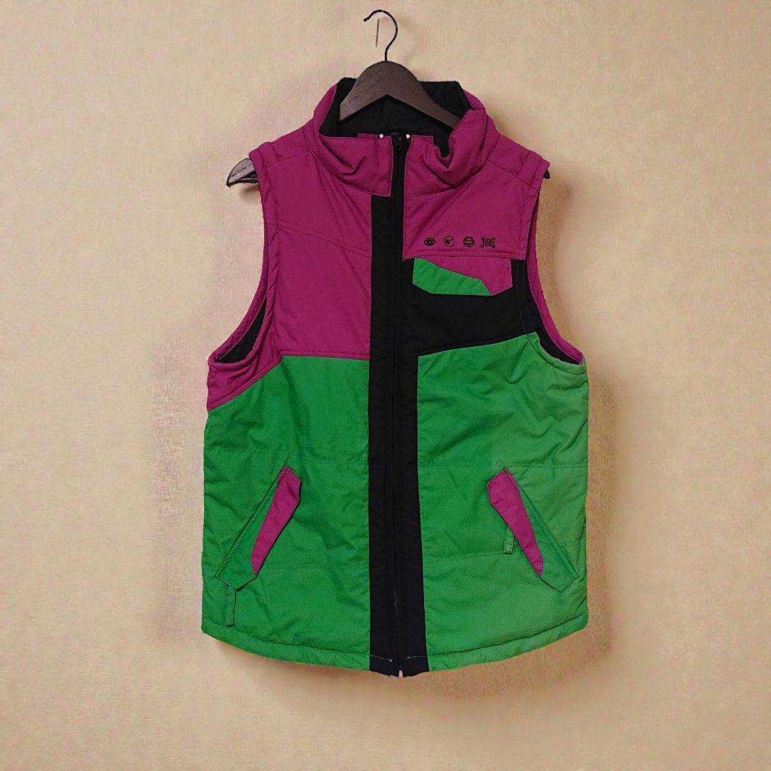 686 six eight six スノーボードウェア ベスト 好配色