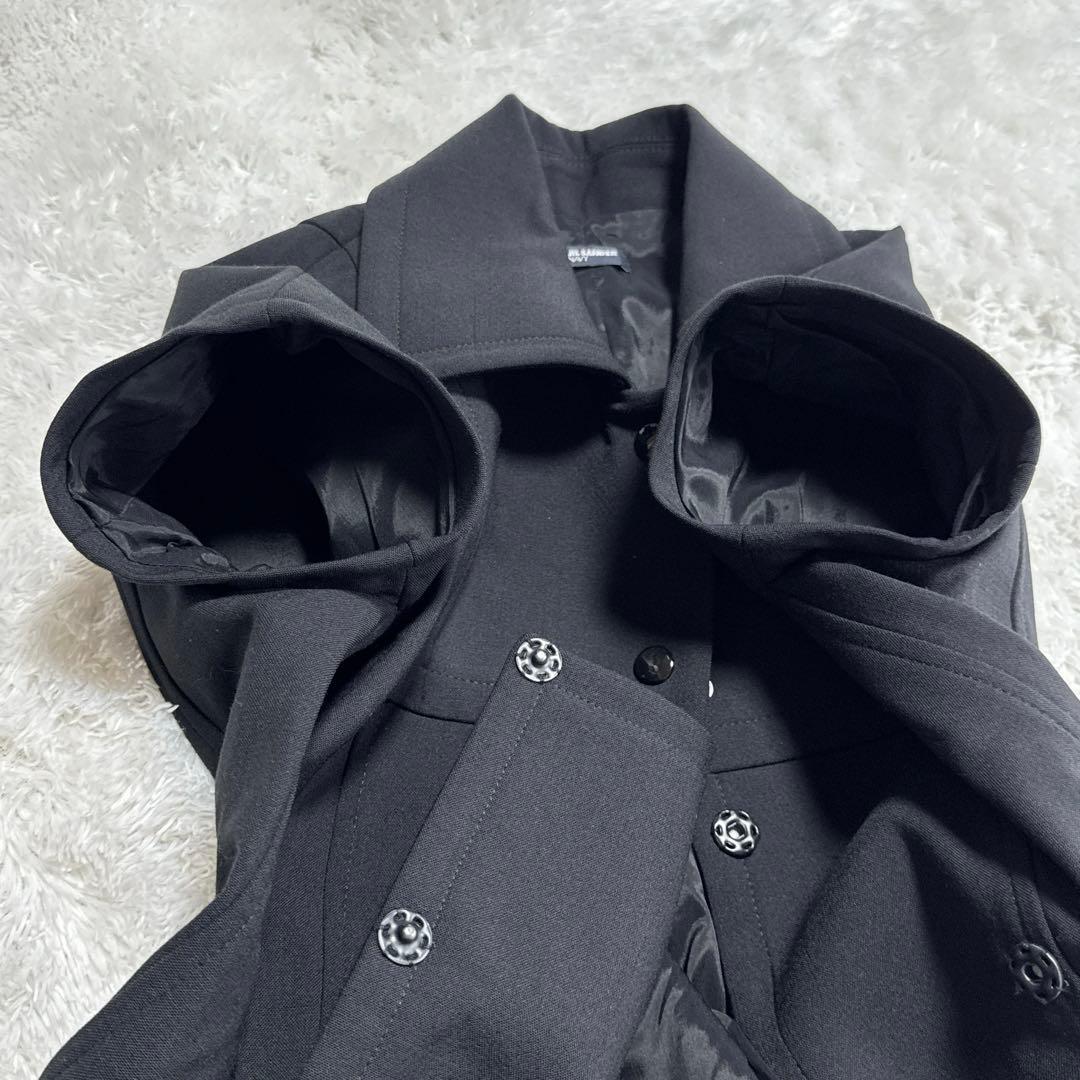 jil sander navy ジルサンダーネイビー シャツ ブラック 36