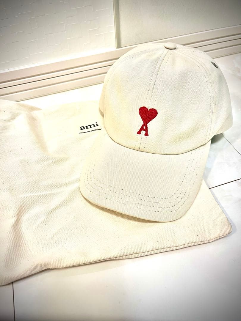 確実正規品(^^)アミ パリス キャップ 帽子 AMI PARIS