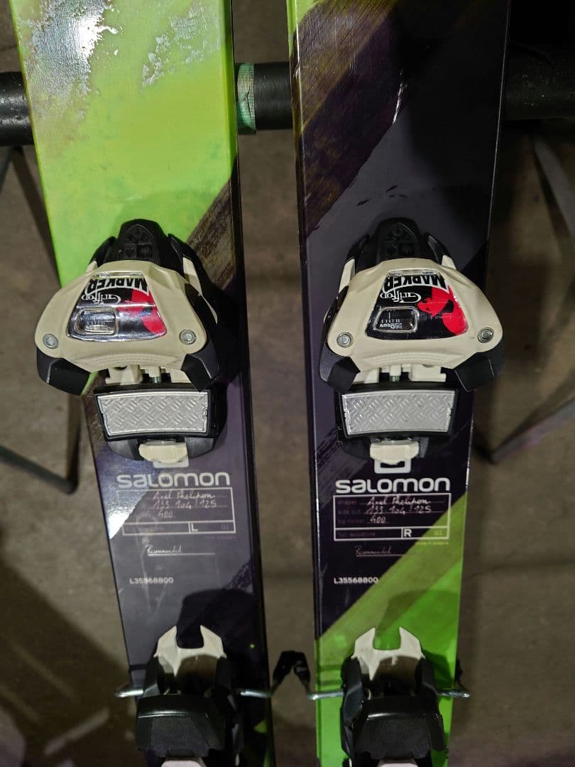SALOMON Q105 181cm, Marker GRIFFON　パウダー