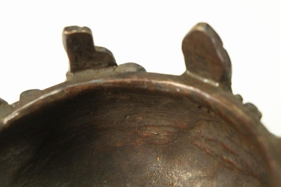 仏教美術 古銅 博山炉 香炉(K-LC973)