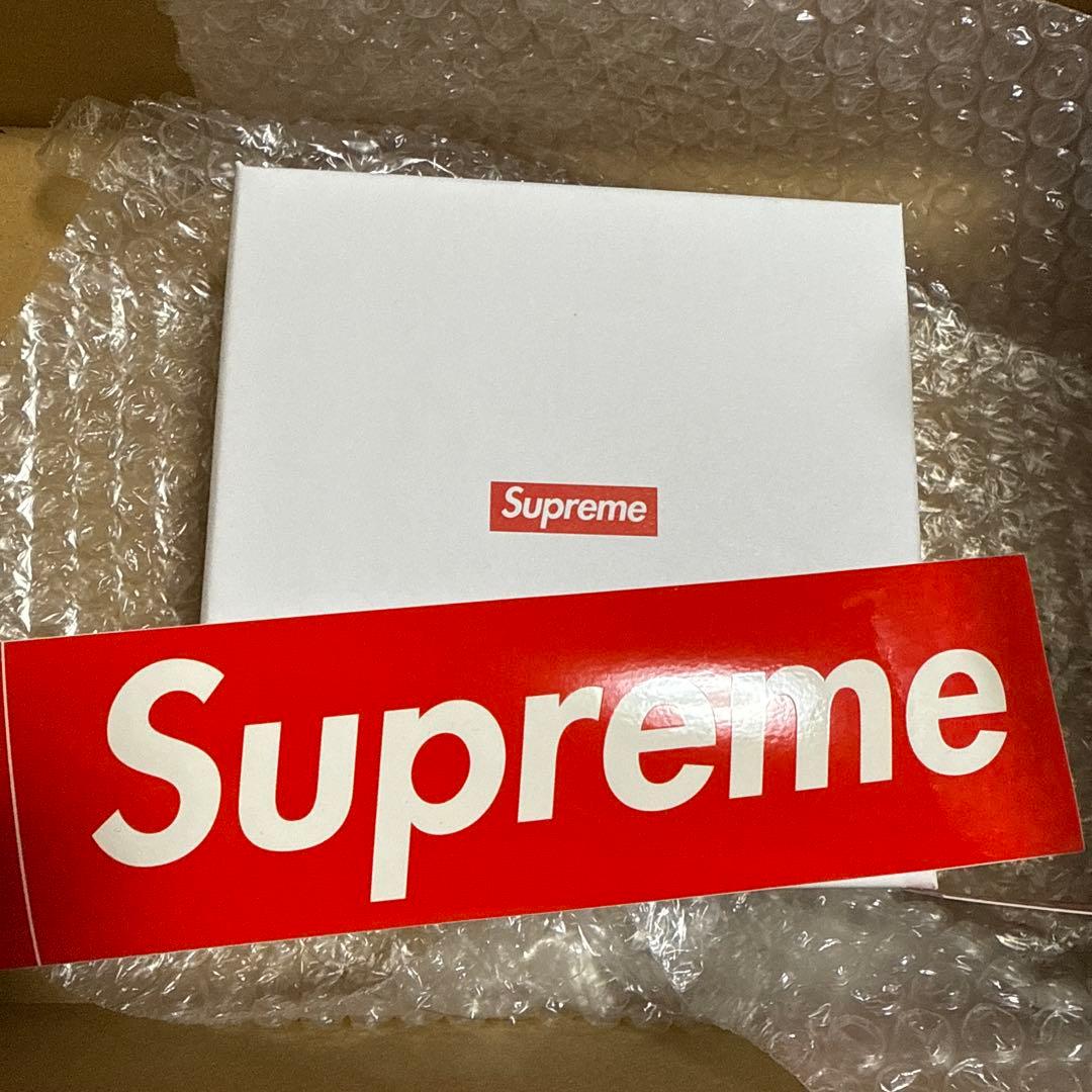 た*。様 Supreme Leather Zip Card Holder 黒