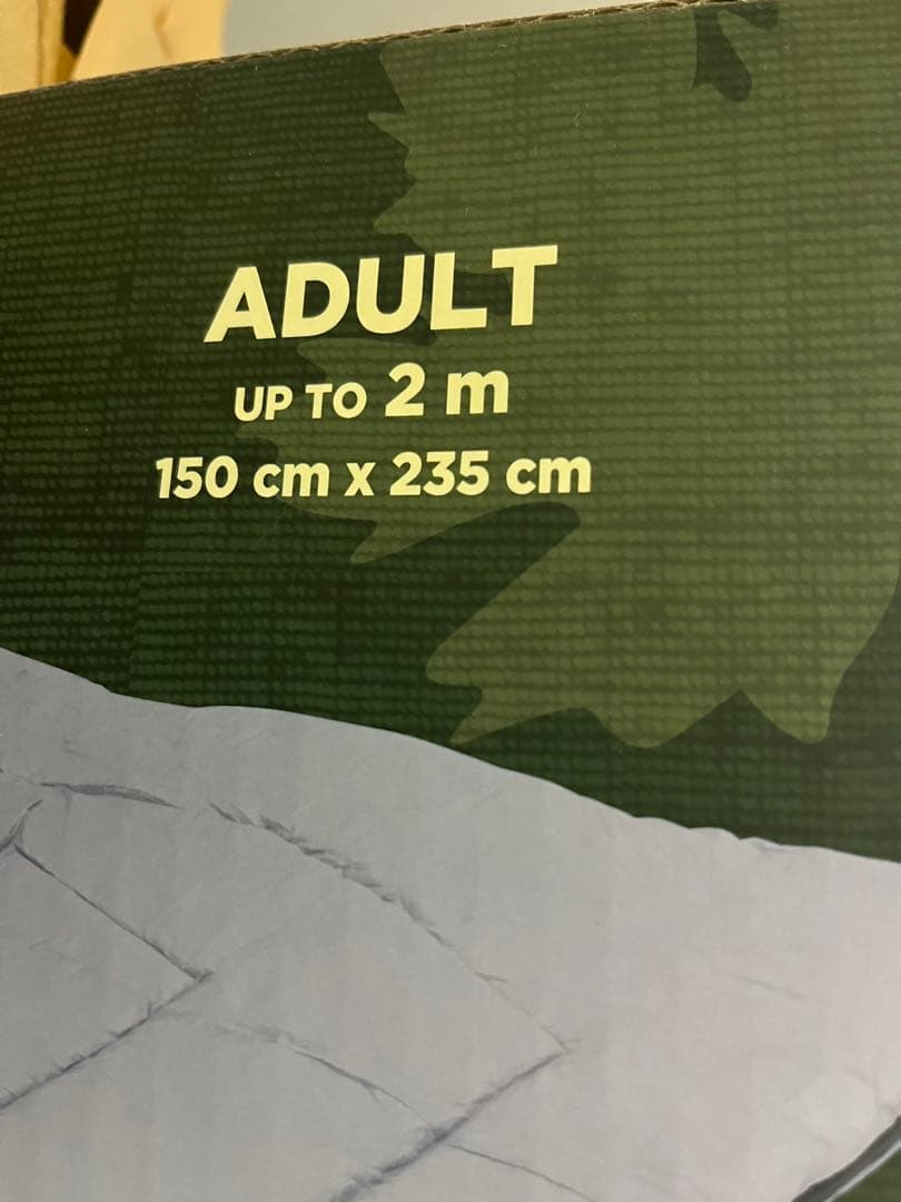 一度のみ使用の美品 Coleman ハドソンダブル 2人用寝袋 -13℃