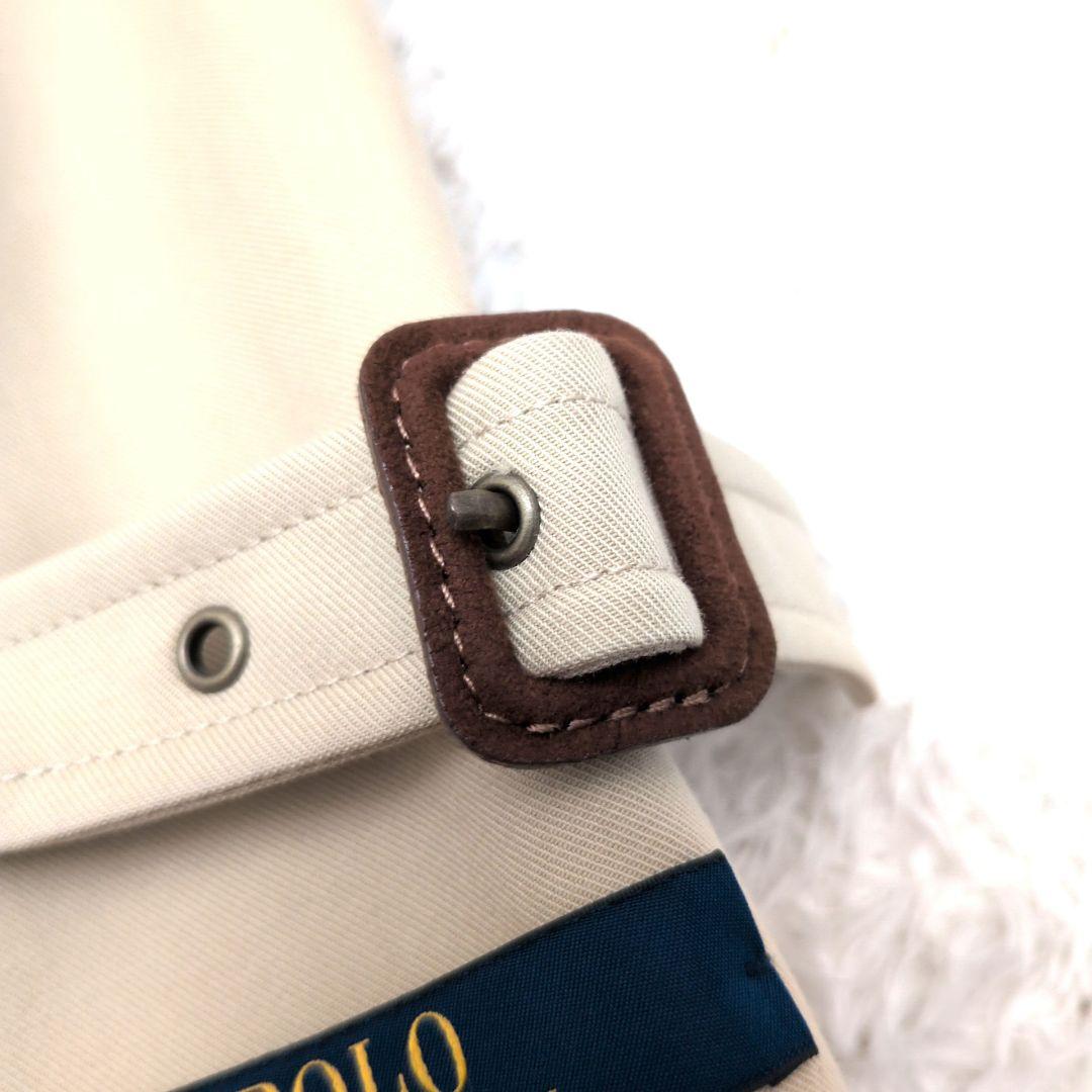 【未使用 タグ付き】ポロラルフローレン　トレンチコート　ロング丈　ベルト　M